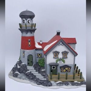 Dept 56 New England Village Series Pigeonhead Lighthouse #56537 Retired 1998